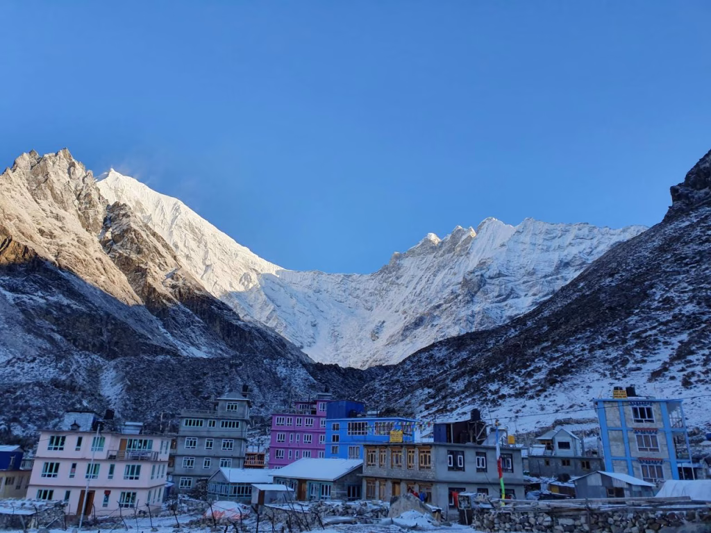 a settlement amidst mountains